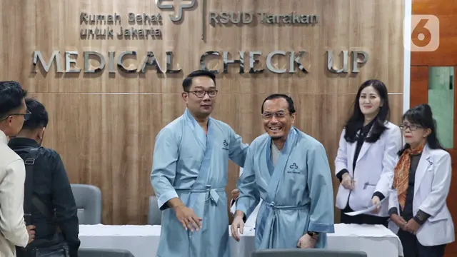 Hari Ini, Ridwan Kamil-Suswono Jalani Pemeriksaan Kesehatan di RSUD Tarakan Jakarta
