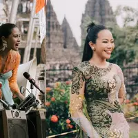 Intip gaya rambut artis saat mengenakan wastra (@maudyayunda @yurayunita)
