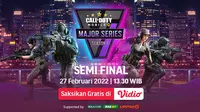 Link Live Streaming CODM Major Series 6 Babak Semifinal di Vidio, 27 Februari 2022. (Sumber : dok. vidio.com)
