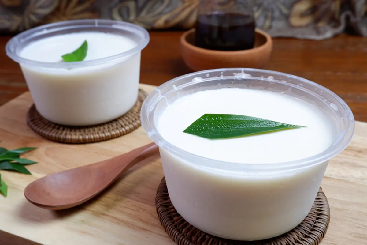 puding tahu susu