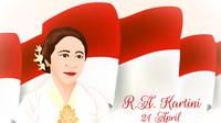Ilustrasi Hari Kartini. Education vector created by freepik - www.freepik.com