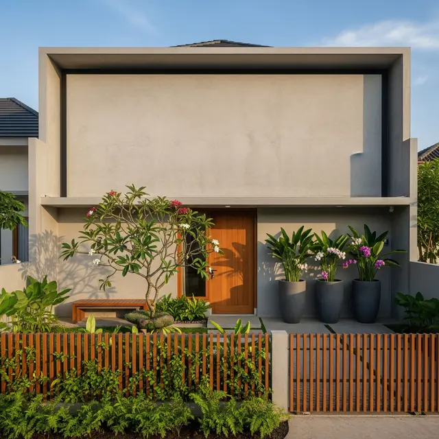 Model Depan Rumah Minimalis Tanpa Jendela