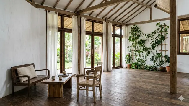 Inspirasi Desain Rumah Kampung Modern Ala Wabi Sabi yang Estetik. Gemini