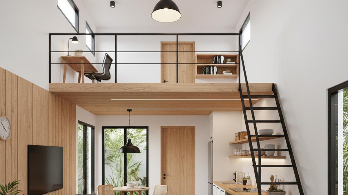 6 Inspirasi Rumah Mungil Mezzanine Tanpa Tangga Permanen: Solusi Hemat Ruang Modern