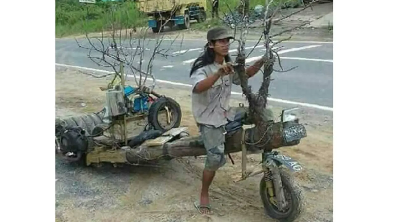 8 Potret Motor Hasil Modifikasi Ini Dijamin Bikin Ketawa Geli