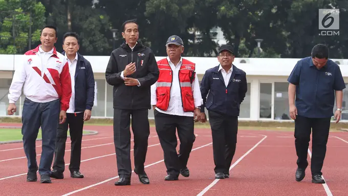Cek Persiapan Asian Games 2018, Jokowi Pantau Komplek GBK