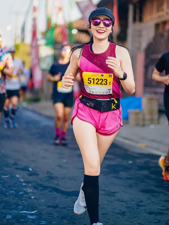 Febby Rastanty ikut half maraton (Instagram/febbyrastanty)