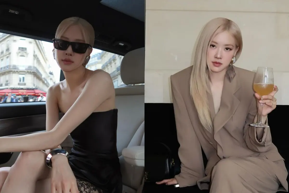 8 Gaya Slay Chic Rose BLACKPINK Jadi Juri di Paris, Tampilkan Body Skinny yang Meresahkan