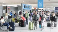 Suasana Bandara Paris Charles de Gaulle, Paris, Prancis, Jumat (24/6/2016). (Bola.com/Vitalis Yogi Trisna).