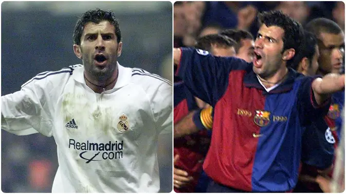 Luís Figo, Legenda Real Madrid yang Dicap Pengkhianat Barcelona