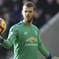 1. David de Gea (Kiper) – Penjaga gawang timnas Spanyol ini diboyong Sir Alex Ferguson pada musim panas 2011 dari Atletico Madrid. Sang pemain didatangkan untuk menggantikan Edwin van der Sar yang pensiun pada 28 Mei 2011. (AP/Rui Vieira)