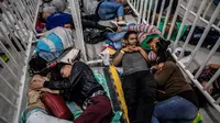Pengungsi Venezuela di kota Medellin, Kolombia (AFP/Joaquin Sarmiento)