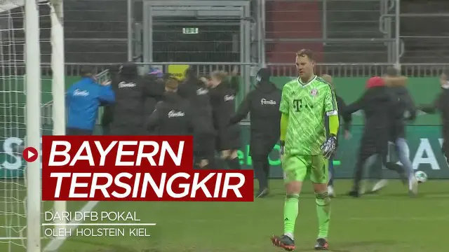 Berita video momen Bayern Munchen tersingkir dari DFB Pokal setelah kalah adu penalti dari tim kasta kedua, Holstein Kiel, Kamis (14/1/2021) dinihari WIB.