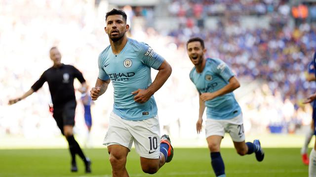 2 Gol Aguero Bawa Manchester City Tundukkan Chelsea di Community Shield