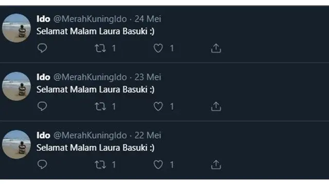 Setelah 5 Tahun Kirim Pesan 'Selamat Malam', Pria Ini Akhirnya Direspon Laura Basuki
