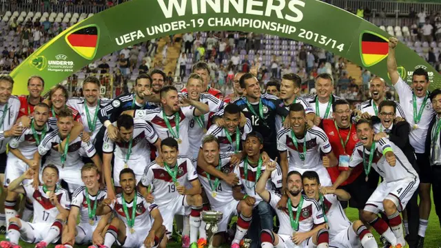 Timnas Jeman U-19 Juara Piala Eropa 2014