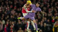 Arsenal berhasil menumbangkan perlawanan Liverpool dengan skor 3-1. (AP Photo/Kin Cheung)