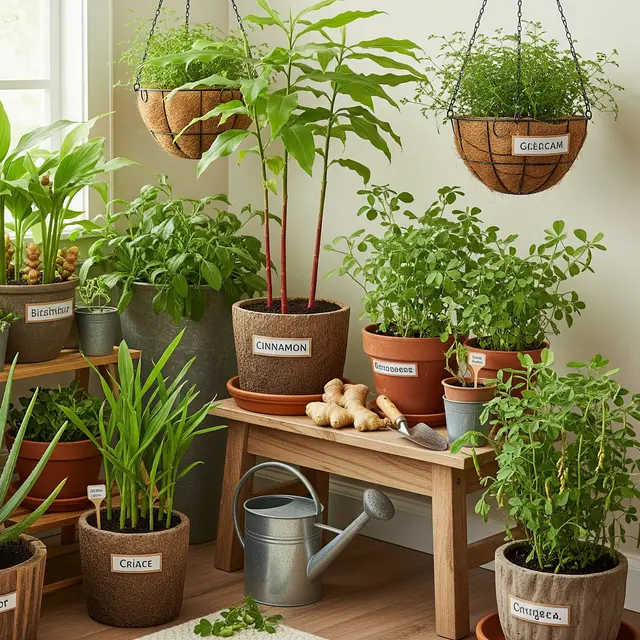 Kebun Mini Ramah Diabetes di Rumah (Image by Gemini AI)