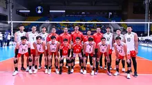 Timnas Voli Indonesia harus membuka AVC Men's Volleyball Cup 2026 dengan kekalahan dari Korea Selatan. (Dok. AVC)