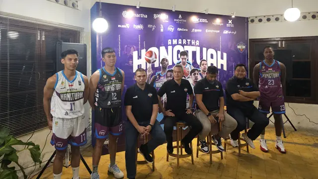 Peluncuran tim Amartha Hangtuah untuk IBL 2024