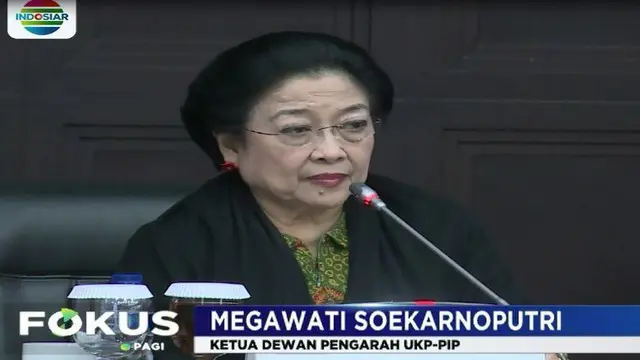 Megawati mengatakan media sangat berperan besar dalam menyalurkan dan mensosialisasikan nilai ideologi pancasila kepada masyarakat.