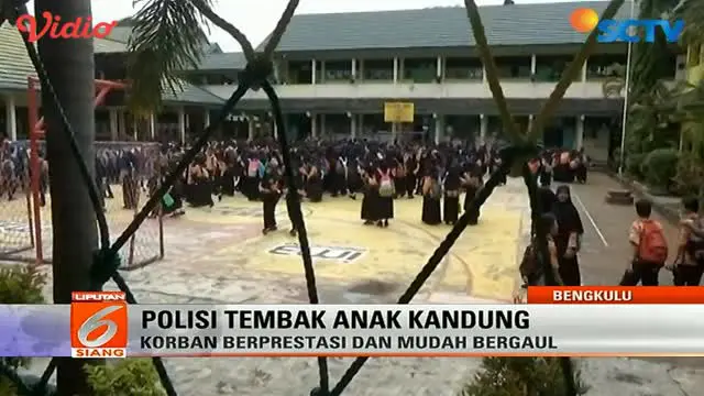 Suasana duka masih menyelimuti lingkungan sekolah bocah yang ditembak oleh ayah kandungnya sendiri di Bengkulu.