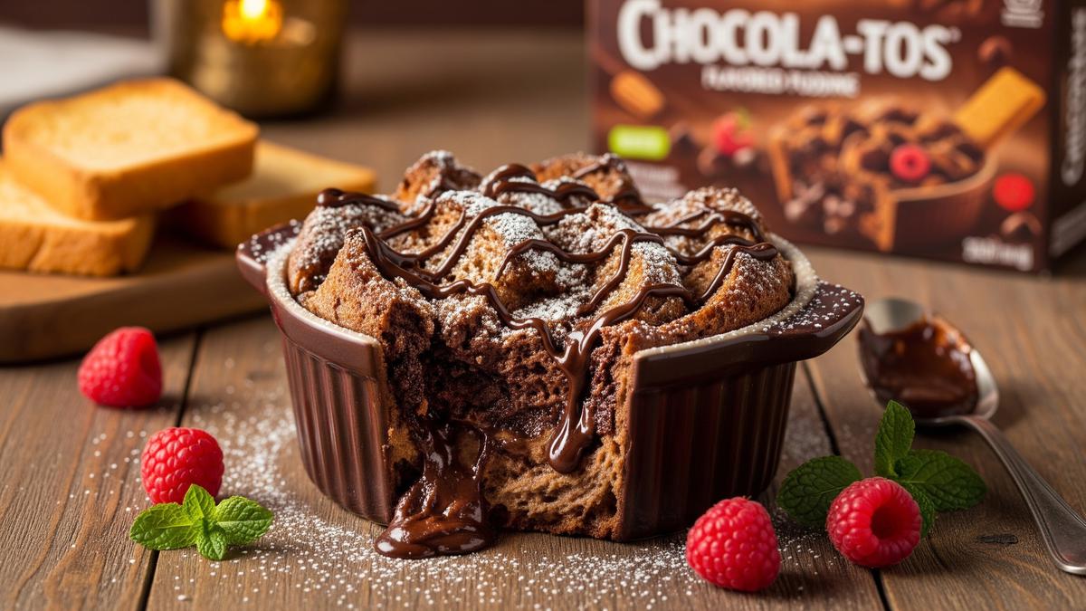 Resep Puding Brownies Roti Tawar Chocolatos, Manisnya Cokelat Lumer di Lidah