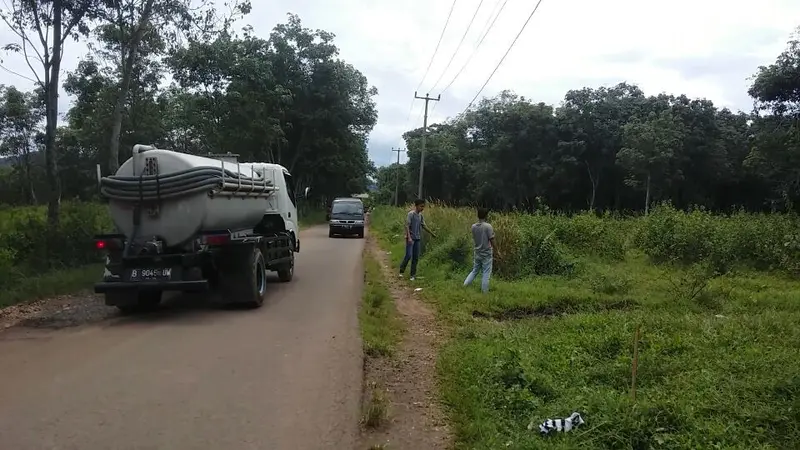 Kebun Karet di Kampung Leuwihalang, Desa Gobang, Rumpin, Bogor, tempat duel yang menewaskan Syaidan