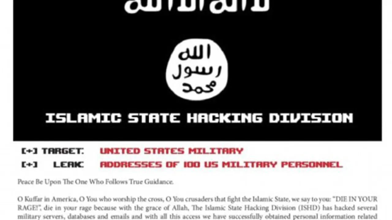 Hacker ISIS Rilis Daftar 100 Nama Militer AS yang Bakal Dipenggal