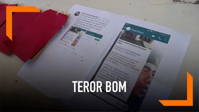 VIDEO: Polisi Tangkap Guru Agama Penyebar Teror Bom 22 Mei