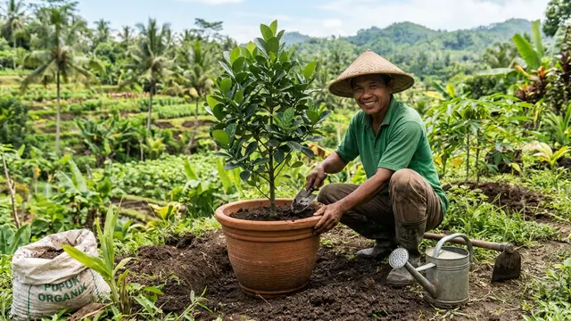 Cara menanam nangka agar pohonnya tetap pendek