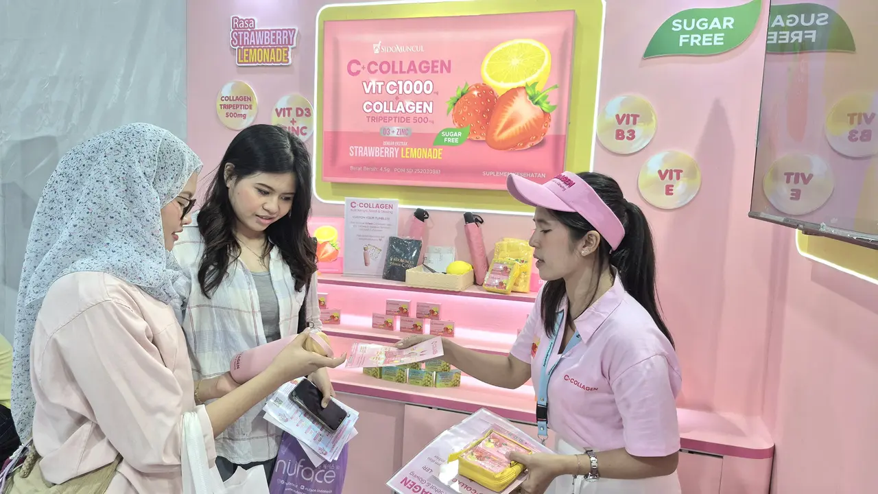 C the Glow dari Dalam, Sido Muncul C+Collagen Curi Perhatian Pengunjung TikTok ForYouBeauty 2026