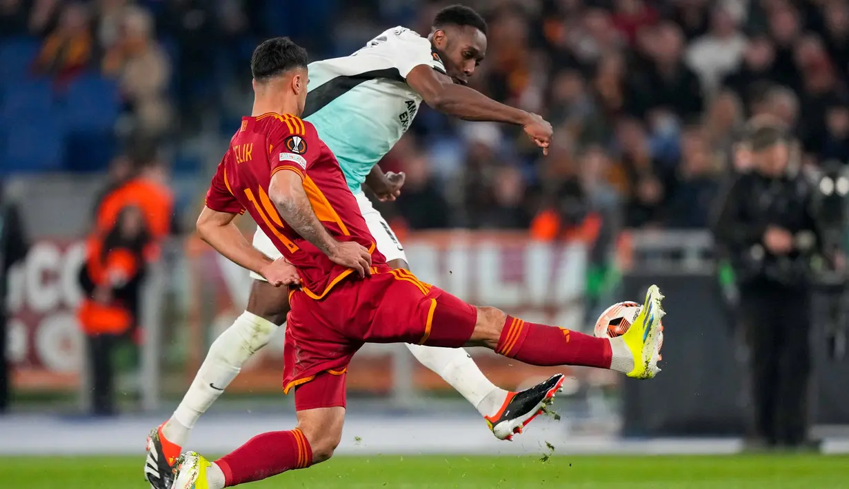 Sepanjang laga, AS Roma tampil sangat atraktif. (AP Photo/Andrew Medichini)