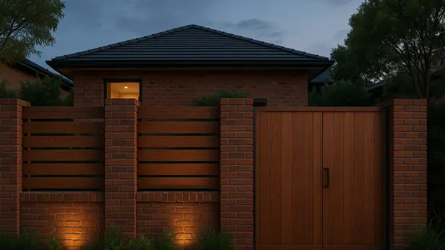 7 Model Pagar Rumah Bata Ekspos Minimalis, Tampil Natural dan Penuh Karakter