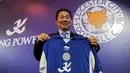 Vichai Raksriaksorn, CEO King Power Duty Free,Pengusaha Asal Thailand membeli klub Inggris Leicester City FC pada tahun 2010.  (AFP Photo / Christophe Archambault)
