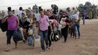 Pengungsi Aleppo ke Turki (Reuters)