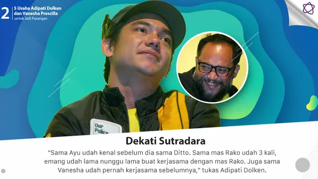 [Bintang] Adipati Dolken dan Vanesha Prescilla