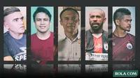 Trivia - 5 Penyerang Lokal Paling Ganas di Sepak Bola Indonesia (Bola.com/Adreanus Titus)