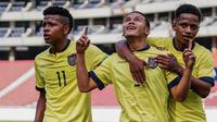 Ekuador meraih kemenangan telak 4-0 atas Panama pada laga uji coba jelang Piala Dunia U-17 2023 yang digelar di Estadio Rodrigo Paz, Quito, Sabtu (23/9/2023) sore waktu setempat. (Instagram/@latriecu)