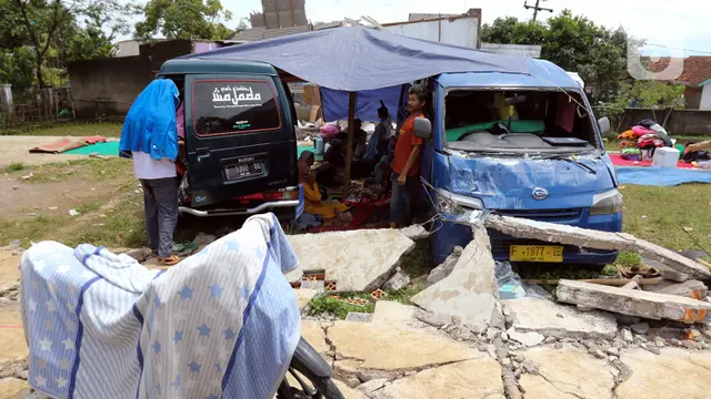 Melihat Posko Pengungsian Warga Terdampak Gempa Cianjur
