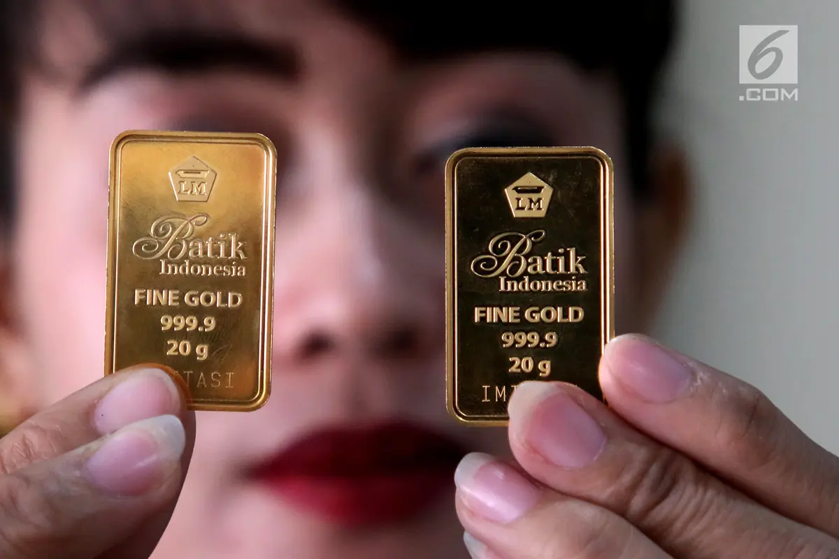 Harga Emas Antam Naik Jadi Rp 666 Ribu per Gram