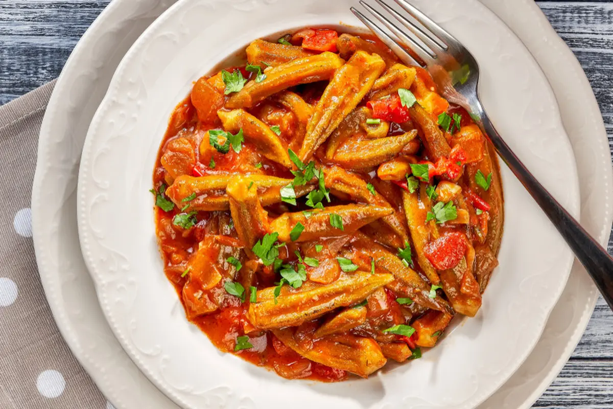 okra pedas