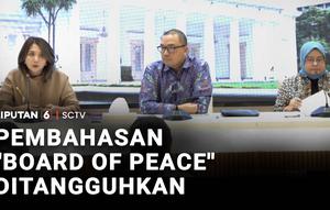 Kementerian Luar Negeri RI menyatakan bahwa pembahasan terkait implementasi Board of Peace untuk sementara ditangguhkan, menyusul meningkatnya ketegangan di Timur Tengah. Pemerintah saat ini masih memantau situasi dan fokus pada perlindungan warga ne...