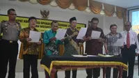 Deklarasi damai Forum Kerukunan Umat Beragama di Kota Malang