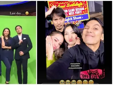 Lewat story Instagramnya belum lama ini, Enzy Storia isyaratkan bakal pamit dari Tonight Show. Dalam story-nya ini, artis berusia 30 tahun itu bubuhkan keterangan ‘Last Day’. Kalimat tersebut tentunya merujuk pada kabar Enzy yang akan meninggalkan para sahabtanya di Tonight Show. Ditinggal adik tercinta, Desta, Vincent, dan Hesti Purwadinata tentunya merasa kehilangan. (Liputan6.com/IG/@enzystoria)