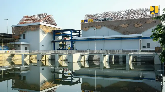 Presiden Joko Widodo (Jokowi) telah meresmikan Stasiun Pompa Ancol Sentiong di Tanjung Priok, Jakarta Utara pada Senin (11/12/2023).  (Dok Kementerian PUPR)