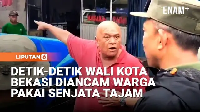 Detik Detik Wali Kota Bekasi Diancam Warga Pakai Senjata Tajam