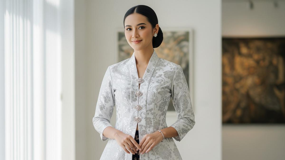 7 Inspirasi Model Atasan Brokat Bawahan Batik Terbaru, Gaya Kondangan Kekinian yang Anggun