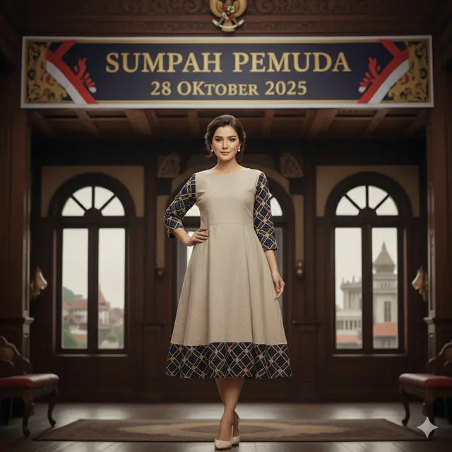 7 Model Dress Batik Simpel dan Elegan untuk Peringati Sumpah Pemuda 28 Oktober 2025, Tampil Anggun dengan Sentuhan Nasionalisme