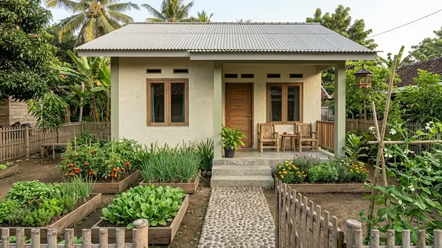 Rumah Kebun Kampung (Gemini AI)